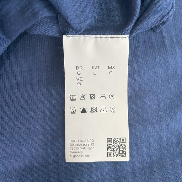 Mens Hugo Boss L/S T-Shirt Pima - Picture 5 of 5